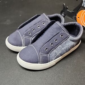 Navy Blue Kids Sneakers